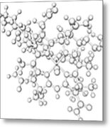 Vitamin B12 Molecule Metal Print