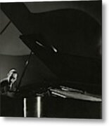 Vladimir Horowitz At A Grand Piano Metal Print