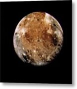 Voyager 1 Photo Of Ganymede Metal Print