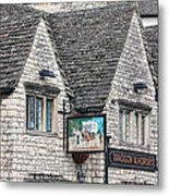 Waggon And Horses Metal Print