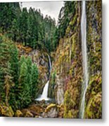 Wahclella Falls Metal Print