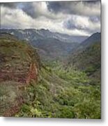 Waimea Canyon Lookout Metal Print