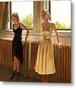Waiting To Dance India And Alex Metal Print