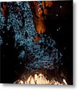 Waitomo Glow Worm Caves Metal Print