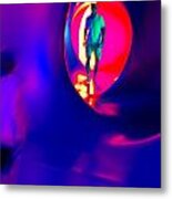 Walking With Light 6 Metal Print