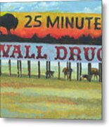 Wall Drug Landscape Iv Metal Print