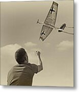 War Plane Play Metal Print