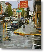 Warren And City Hall Place Metal Print