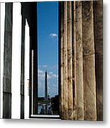 Washington Monument Color Metal Print