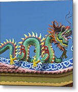 Wat Bang Phueng King Taksin Shrine Dragon Roof Dthb1883 Metal Print