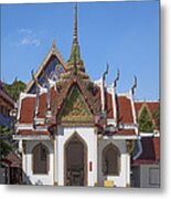 Wat Maha Pruettharam Four Gable Walls Temple Dthb024 Metal Print