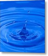 Water Droplet Metal Print