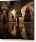 Water In The Crypt Metal Print