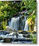 Waterfall At Lake Katherine Metal Print