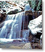 Waterfall On The Back Fork Of The Elk River Metal Print