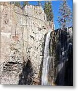 Waterfall Rainbow Metal Print