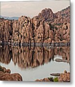 Watson Lake Tranquility Metal Print