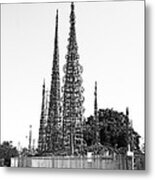 Watts Towers Metal Print