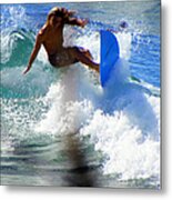 Wave Rider Metal Print