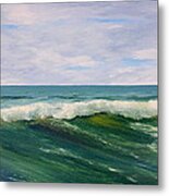 Wavecrest Metal Print