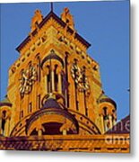 Waxahachie Clock Tower Metal Print