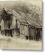 Weathered Barn Metal Print