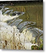 Weir Close-up In Wolfscote Dale Metal Print