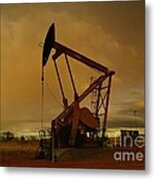 Wellhead At Dusk Metal Print