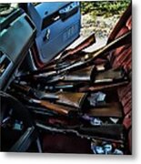 We're Red Necks We'll Keep Our Guns 4 Metal Print