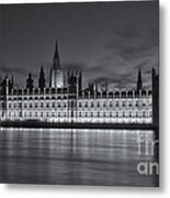 Westminster Twilight Iv Metal Print