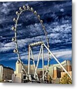 Wheel In The Sky Las Vegas Metal Print