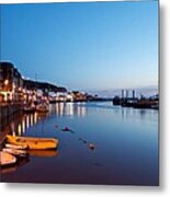 Whitby Harbour Metal Print