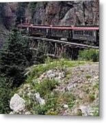 White Pass Railroad Tunnel Metal Print