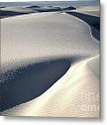 White Sands Curves And Contours Metal Print