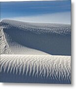 White Sands Ridges Metal Print