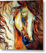 Wild West Buckskin Metal Print