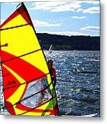 Wind Surfer Ii Metal Print