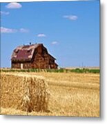 Windswept And Lonely Colorado Barn Metal Print