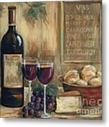 Wine For Two Metal Print