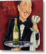 Wine Sommelier Metal Print