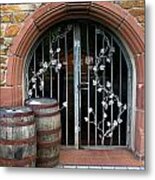 Winery Doors Metal Print