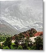 Winter Storm On A Summer Day Metal Print