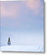 Winter Sunset Metal Print