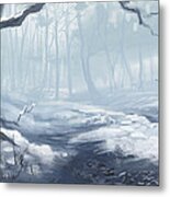 Winter Wood Metal Print