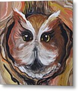 Wise Ole Owl Metal Print