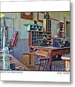 Wolcott Train Station Interior  2611 Metal Print