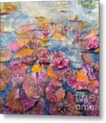 Wonderland Waterlilies Metal Print