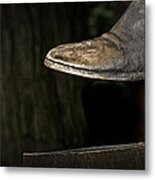 Woolsey Statue Shoe At Yale Metal Print