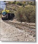 Work Train In Clarkdale Arizona Metal Print
