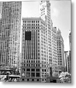 Wrigley Building Chicago Metal Print